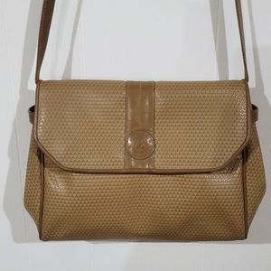 Vintage Liz Claiborne Triangle Logo Shoulder Bag Purse